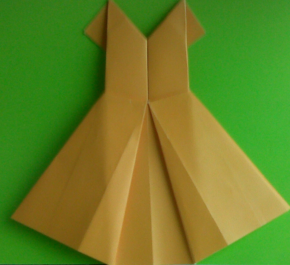 Cara Membuat Baju  Wanita Dari Origami  Tutorial Origami  